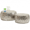 Stolik kawowy Pebbles Deluxe Silver Kare