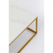 Stolik kawowy West Marble Gold 90x90cm Kare