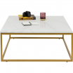 Stolik kawowy West Marble Gold 90x90cm Kare