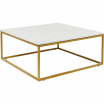 Stolik kawowy West Marble Gold 90x90cm Kare