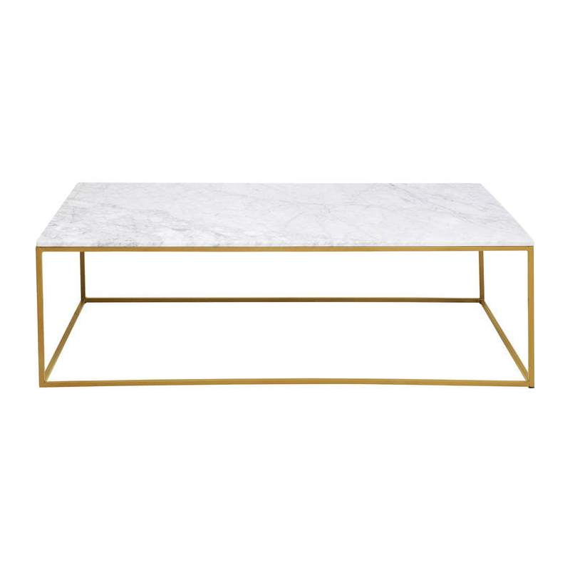 Stolik kawowy West Marble Gold 120x60 Kare