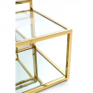 Stolik kawowy Orion Gold zestaw Kare