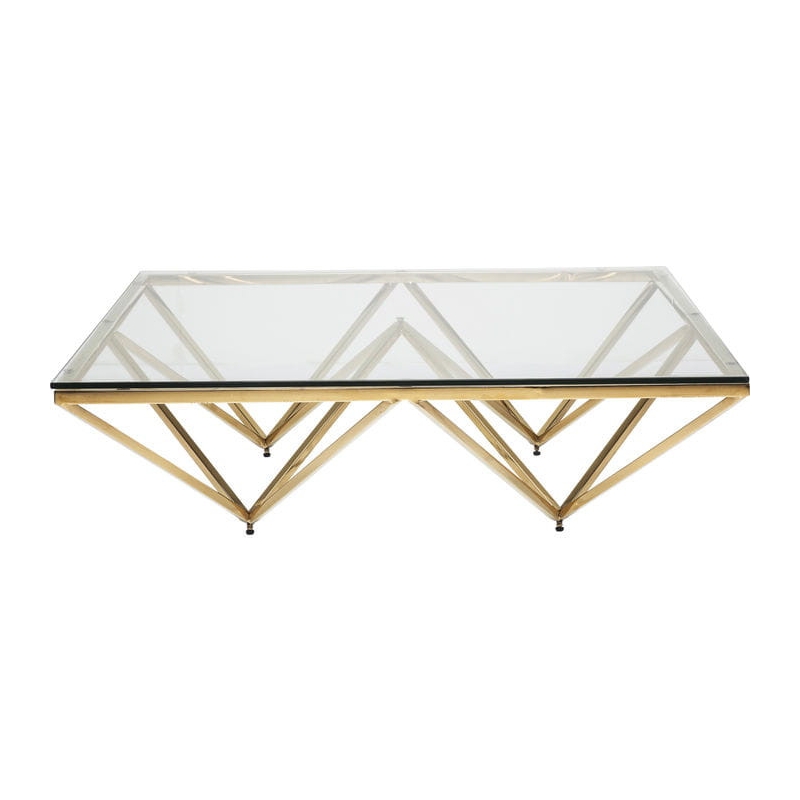 Stolik kawowy Network Gold 105x105cm Kare