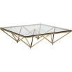 Stolik kawowy Network Gold 105x105cm Kare