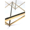 Stolik kawowy Network Gold 105x105cm Kare