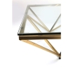 Stolik kawowy Network Gold 105x105cm Kare