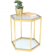Stolik kawowy Comb Gold 55 cm Kare