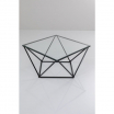 Stolik kawowy Cristallo Black 80x80cm Kare