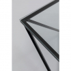 Stolik kawowy Cristallo Black 80x80cm Kare