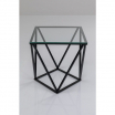 Stolik kawowy Cristallo Black 50x50cm Kare