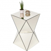 Stolik kawowy Luxury Triangle Champagne Kare