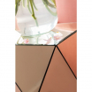 Stolik kawowy Luxury Triangle Champagne Kare