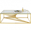 Stolik kawowy Laser Gold 120x60cm Kare