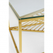 Stolik kawowy Laser Gold 120x60cm Kare
