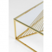 Stolik kawowy Laser Gold 120x60cm Kare