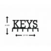 Wieszak ścienny Keys