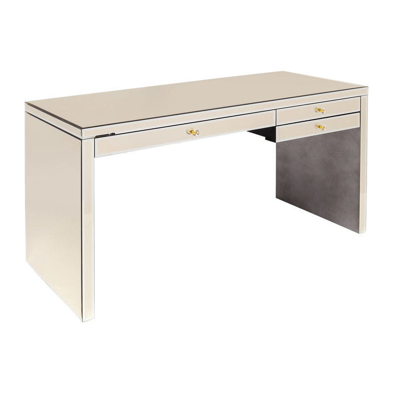 Biurko Luxury Champagne 140x60cm Kare