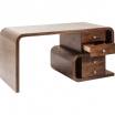 Biurko Soft Snake Walnut 150x70cm Kare