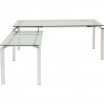 Biurko Lorenco Corner Chrome 210x180cm Kare