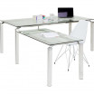 Biurko Lorenco Corner Chrome 210x180cm Kare