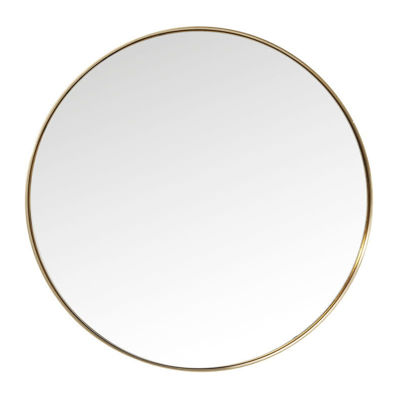 Lustro Curve Round Brass śr. 100 cm Kare