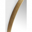 Lustro Curve Round Brass śr. 100 cm Kare