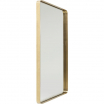 Lustro Curve Rectangular Brass 120x80cm Kare