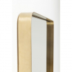 Lustro Curve Rectangular Brass 120x80cm Kare