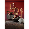 Lustro Hologram Gold 119x76cm Kare