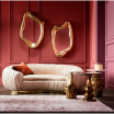 Lustro Hologram Gold 117x68cm Kare