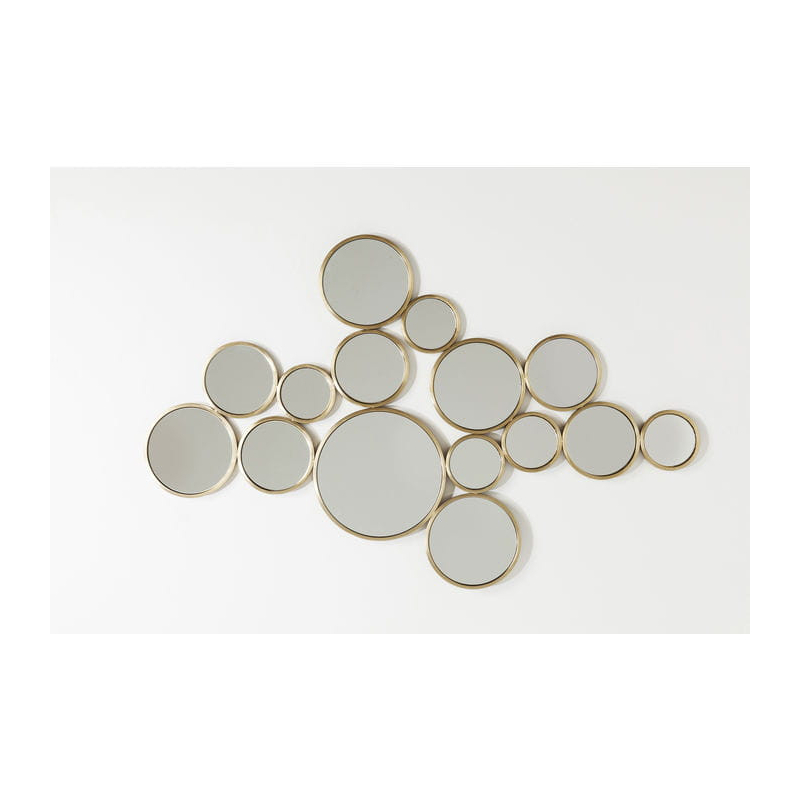 Lustro Bubbles Brass 93x138cm Kare