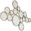 Lustro Bubbles Brass 93x138cm Kare