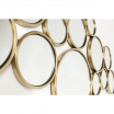 Lustro Bubbles Brass 93x138cm Kare