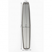 Lustro Clip Brass 177x32cm Kare