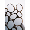Lustro Water Drops Copper 135x78 cm Kare