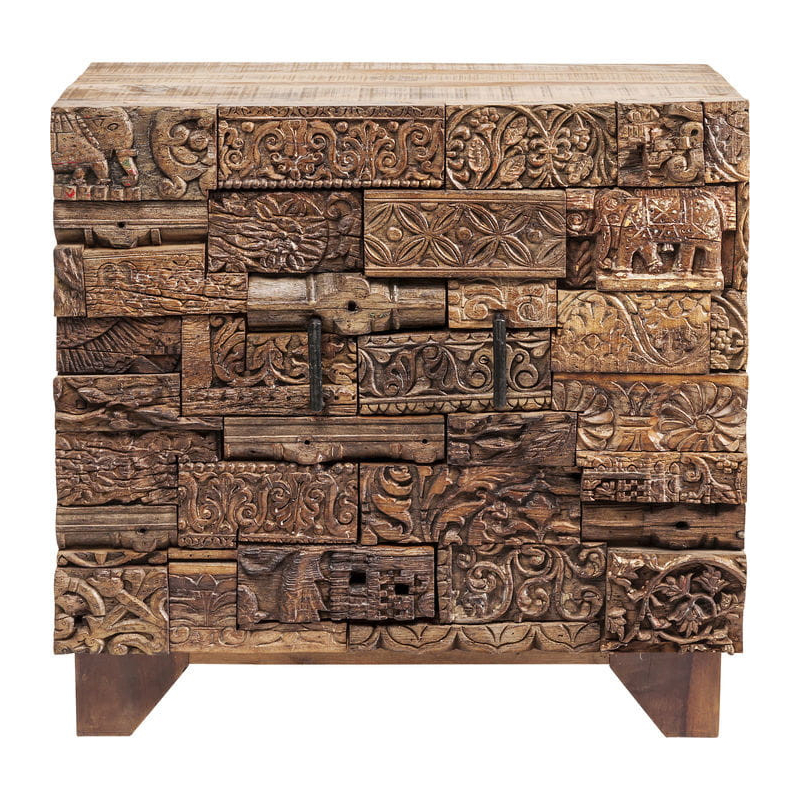 Komoda Shanti Surprise Puzzle Nature dwudrzwiowa Kare