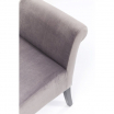 Ławka Motley Velvet Silvergrey Kare