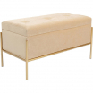 Ławka Buttons Storage Beige Small Kare