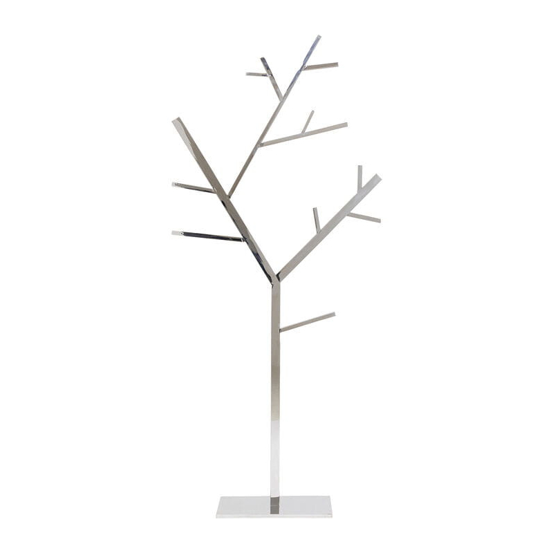 Wieszak stojący Technical Tree srebrny