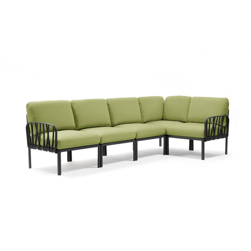 Nardi Sofa Komodo 5 Antracyt-Avocado