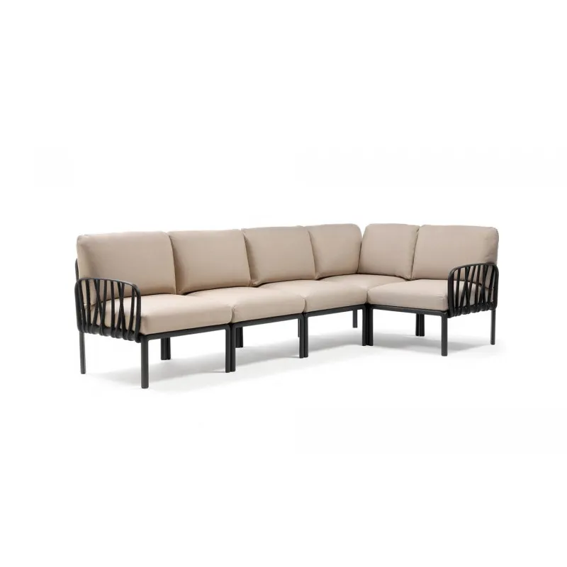 Nardi Sofa Komodo 5 Antracyt-Canvas