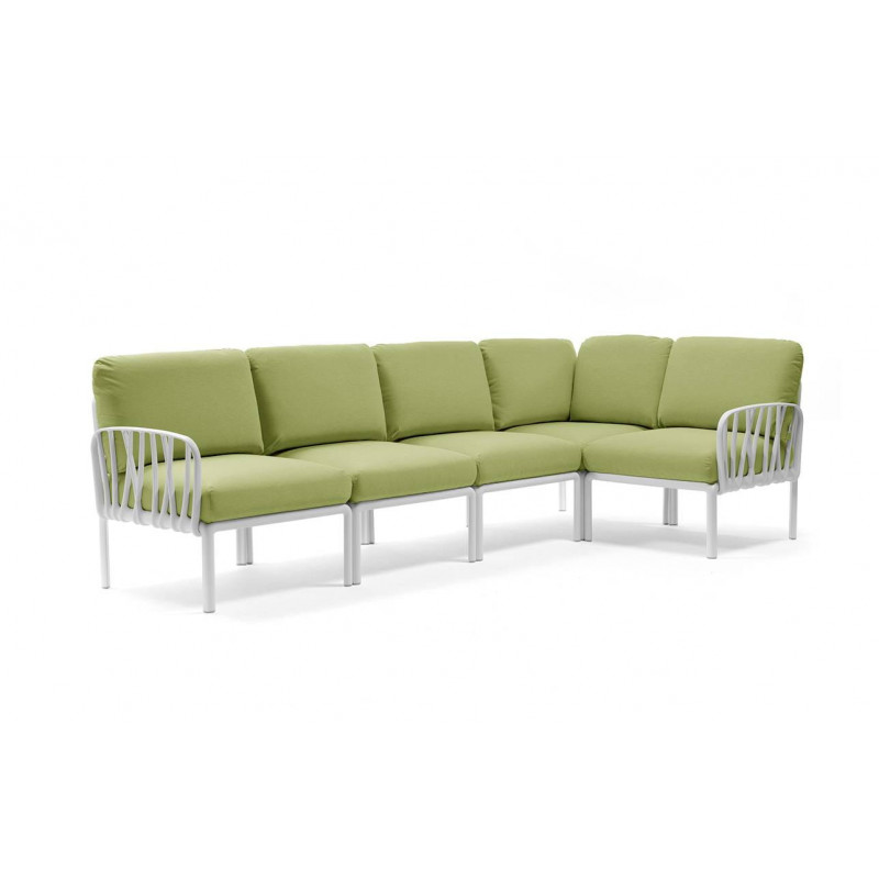 Nardi Sofa Komodo 5 Bianco-Avocado