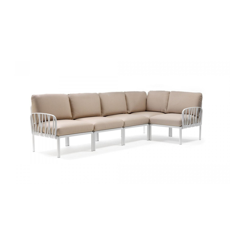 Nardi Sofa Komodo 5 Bianco-Canvas