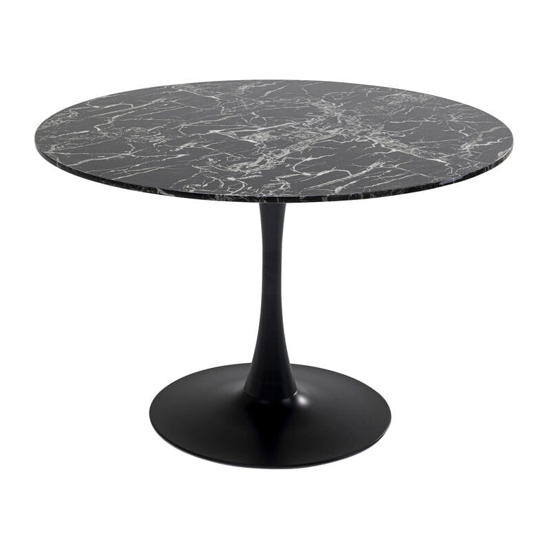 Stół Vento marmurowy czarny 110 cm - Kare
