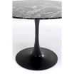 Stół Vento marmurowy czarny 110 cm - Kare