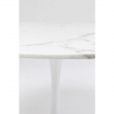 Stół Vento marmurowy biały 110 cm - Kare