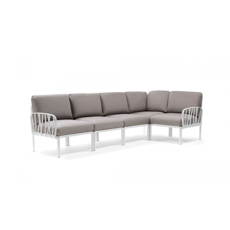 Nardi Sofa Komodo 5 Bianco-Grigio