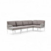 Nardi Sofa Komodo 5 Bianco-Grigio