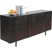 Komoda Click Clack 160x75 cm czarna - Kare