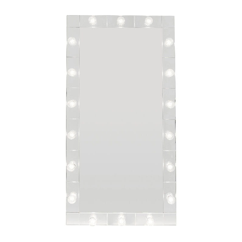 Podświetlane lustro ścienne Make Up - Kare